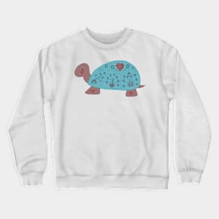 Cross-Stitch Turtle Crewneck Sweatshirt